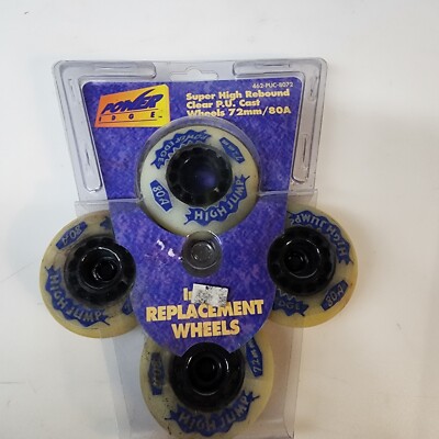 Power Edge 80A/72MM  In-Line Skates Replacement Wheels New Old Stock