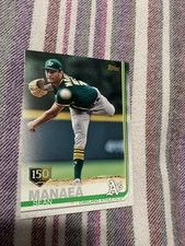 2019 Topps Series 1 150th Years Gold Stamp 103 Sean Manaea Oakland Athletics