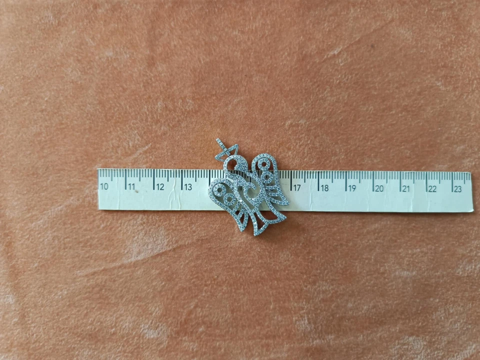 ROBERTO GIANNOTTI ANGELO IN ARGENTO 925 CON ZIRCONI GIA139 - Immagine 4 di 4