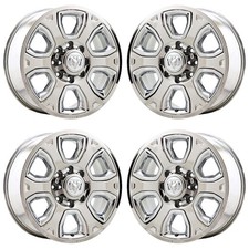 20 Dodge Ram 2500-3500 Truck Bright Chrome Wheels Factory Oem 2477 Exchange 20 Dodge Ram 2500-3500 Truck Bright Chrome Wheels Factory Oem 2477 Exchange