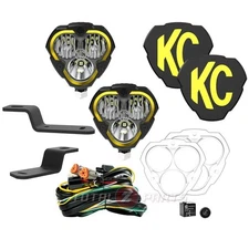 KC HiLiTES™ Flex Era 3® LED Ditch Lights Pods Brackets Kit for 21+ Ford Bronco