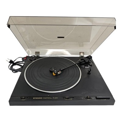 Pioneer Turntable PL-600 Full Automatic Black Made in Japan *needs new belt*