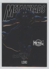 2024 Skybox Marvel Metal Universe Avengers Metalheads Black 16/25 Loki 0i47