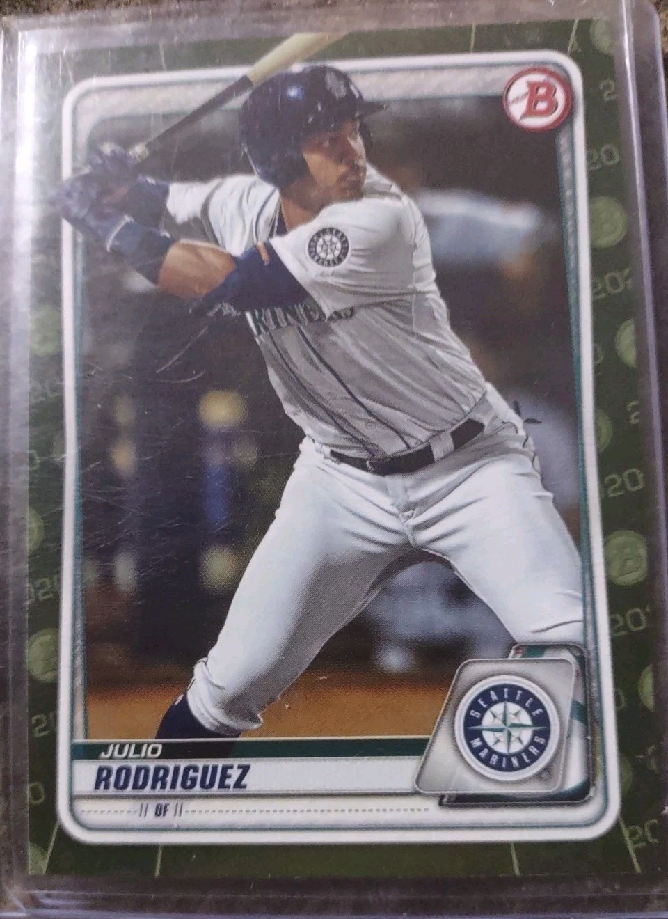 2020 Bowman - Prospects Julio Rodriguez #BP-19 Camo (RC)