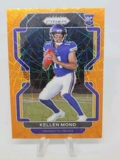Kellen Mond RC 2021 Prizm Orange Lazer Minnesota Vikings NFL Football 
