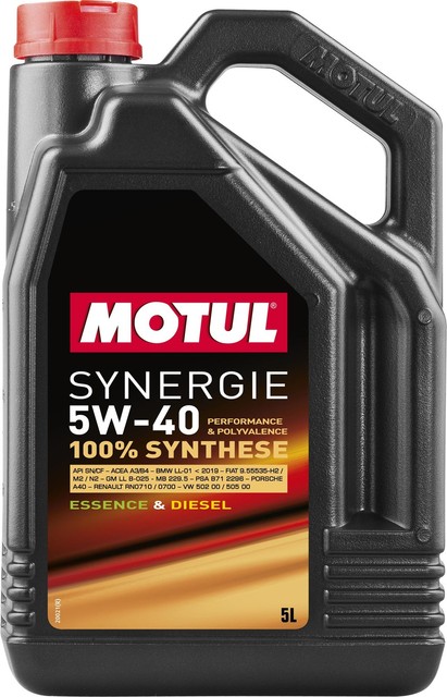 Huile SYNERGIE 5W40 5L+1L MOTUL (bidon)