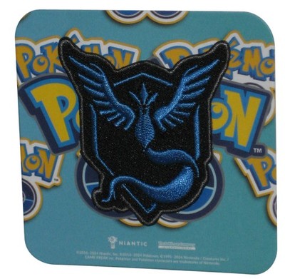 Pokemon Go Team Mystic Articuno (2024) Niantic Logo Bestickt Abzeichen Patch
