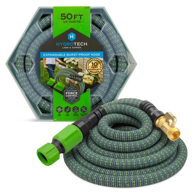 #ad #ad HydroTech Burst Proof Expandable Garden Hose Water Hose 5 8 in Dia. x 50 ft. $47.95