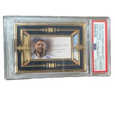 Futera Unique Lionel Messi 1 of 1 24kt Gold Framed PSA Argentina 2022-23