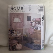 McCall's Wzór dekoracji domu - Zasłony, pokrowce na urządzenia, poduszki na siedzenia, więcej