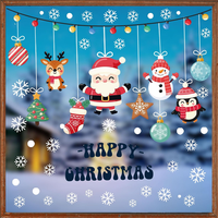 Fensterbilder Weihnachten, 173 StüCk Fenstersticker Weihnachten Selbstklebend Wi