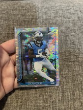 Topps 2025 chrome pulsar parallel Rico Dowdle Carolina Panthers Football #43