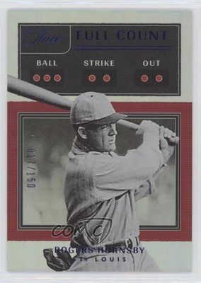 2022 Panini Three and Two Full Count 17/150 Rogers Hornsby #FC-4 HOF 0w8