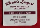 2023 'I RODE ONE" COUPON for Indian Motorcycle Dealership in Daytona Beach  — photo 6