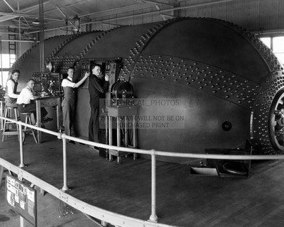 1929 VARIABLE DENSITY TUNNEL AIRFOIL TEST WITH NACA STAFF 8X10 PHOTO