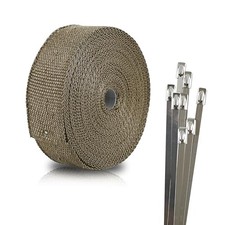 2 inch X 50 feet Titanium Exhaust Heat Wrap Roll 2 inch X 50 feet - Titanium