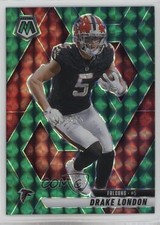 2025 Panini Mosaic Green Mosaic Prizm Drake London #250 3hd