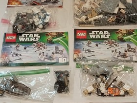Lego Star Wars 9 Sets 9674 9676 75036 7913 75001 8091 8084 755000 7914