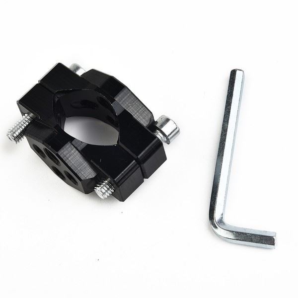 Eurowagens 17-32Mm Motorrad LED Scheinwerfer Nebellicht Halterung 1PC Schwarz-image