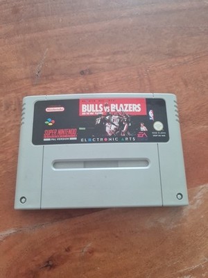 Bulls vs Blazers and the NBA Playoffs - Modul - Super Nintendo SNES