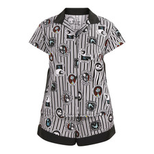 NEW Nightmare Before Christmas 2pc Pajama Short Set Jack Skellington Disney NWT