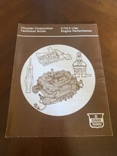 80 81 82 Chrysler 3.7 5.2 Liter Engine Performance Technical Guide Service Manua