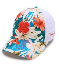 NEW Black Clover Live Lucky Island Luck 34 Blue Tropical Snapback Golf Hat/Cap