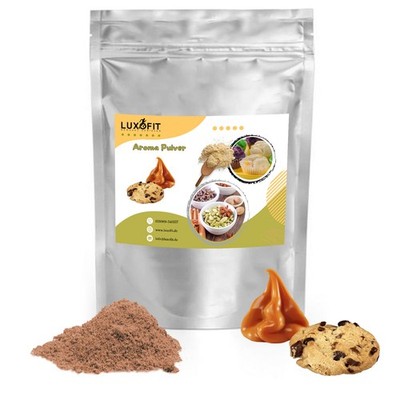 Luxofit Karamell Schoko Keks Aroma Geschmack Flavour Pulver 1kg