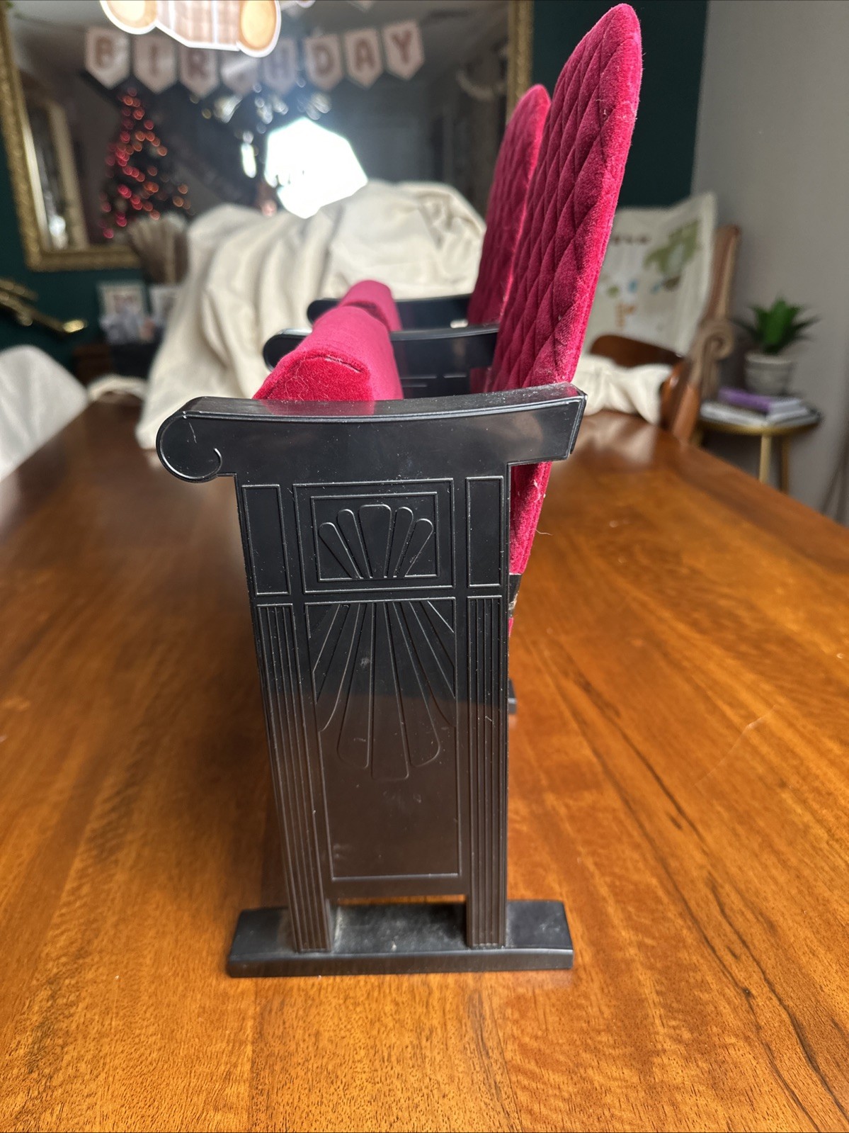 American Girl  18” Doll Cinema Movie Theater Seats Red Velvet Retired