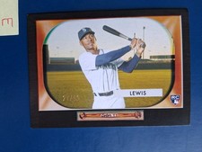 2020 Topps Archives 1955 Bowman Black Color TV Kyle Lewis #B55-12 Seattle RC /99