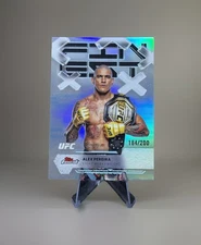 2025 Topps UFC Finest Alex Pereira Refractor Common /200 #80 SP