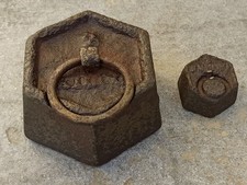 poids 2,2 kg ancien en fonte pour balance