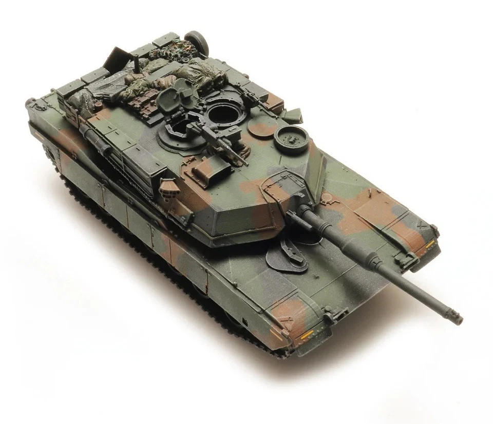 US Abrams M1A1Abrams Tank Artitec 6870139 Hand Painted 1/87 Scale  Model - Image 3 of 4