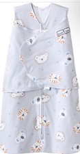 HALO Sleepsack Swaddle Size Small 3 - 6 Months Blue Lions Tigers And Bears