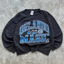 Vintage 90s Logo 7 Orlando Magic NBA Sweatshirt  Reprint AN61180