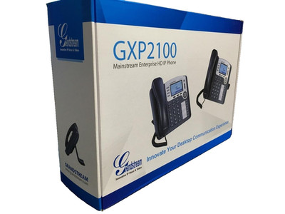 (Set of 6) Grandstream GXP2100 Enterprise HD VoIP IP Phone 4 Lines 7 BLFS