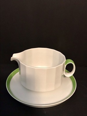 Rosenthal Studio Line Sunion Green Gravy Boat And Saucer By Tapio Wirkkala