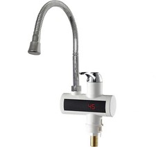 360&deg; 3000W LED Elektrischer Wasserhahn Durchlauferhitzer Sofort Heizung Armatur