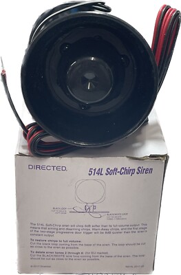 DEI Viper Directed Revenger 6-Tone Siren - Model 514T Universal Car Alarm Siren Replacement 12 thumbnail image