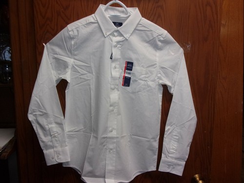 NEW MEN'S GEORGE WHITE LONG SLEEVE 