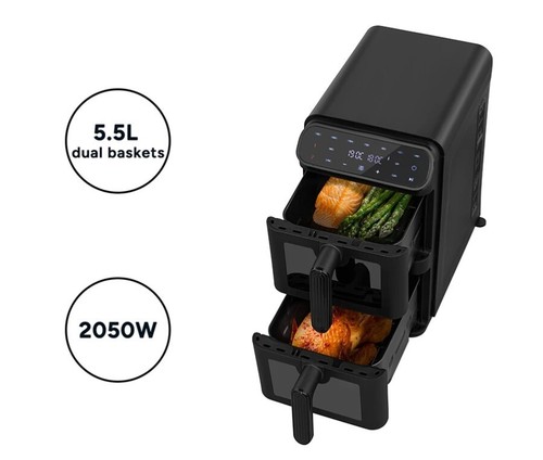 Kogan 11L Double Stack Air Fryer β Dual Zone Cooking Power! - Picture 8 of 14