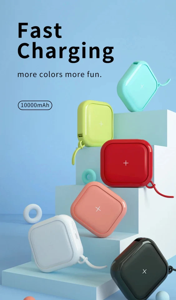 Banco de alimentación MIPOW POWER CUBE 10000mAh con carga inalámbrica Foto 3 de 4