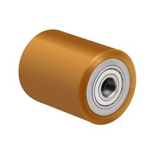 Hubwagen Rad 70 x 105 mm Polyurethan - für Ameise, Stapler, Rolle, PU