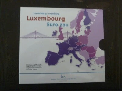 LUXEMBOURG COFFRET BU 2011 + 2,00euro com. JEAN/CHARLOTE/HENRI - Photo 1/4