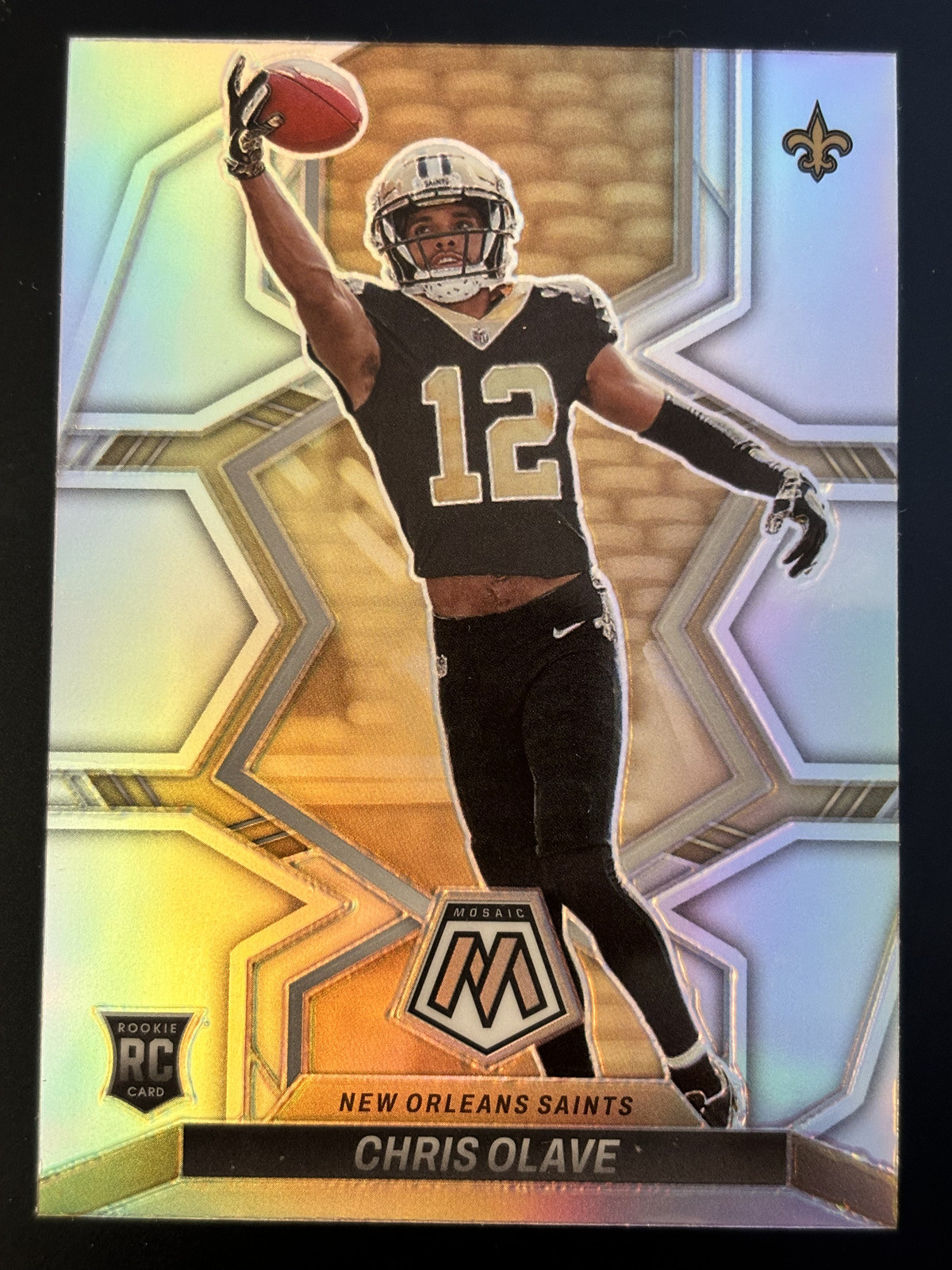 2022 Panini Mosaic Silver #313 Chris Olave