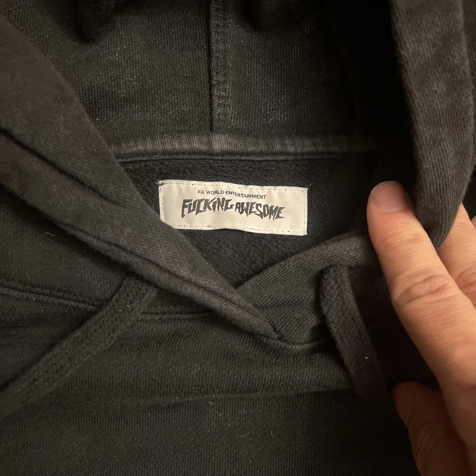 Felpa con cappuccio F*cking fantastica logo ciniglia Supreme