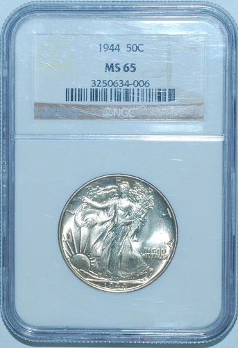 1944 P NGC MS65 Walking Liberty Half Dollar