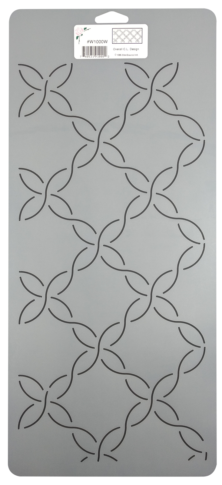 Quilting Stencil Simple Stipple Quilt Patterns & Floral Weave Quilters