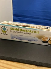 All-In-One Sushi Making Kit Sushi Bazooka, Sushi Mat & Chopsticks Set New