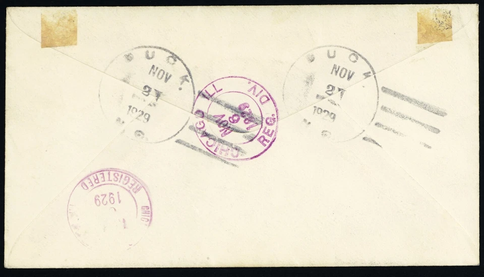 Duck, N.C. Fancy Cancel Cover - 7 Bold Strikes - Stuart Katz - Image 2 of 2
